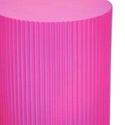 Side Table / Pillar- Cylinder - MDF - Neon Pink - 30x65cm