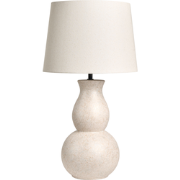 CHARGES - Tafellamp - Lichtbeige - Keramiek