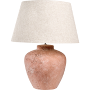 BARTON - Tafellamp - Bruin - Keramiek