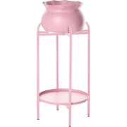 MOKUREN - Plantenpot op standaard - Roze - IJzer