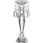 J-Line - Kandelaar Louise Kristal Transparant Large - 10x10x28cm