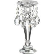 J-Line - Kandelaar Louise Kristal Transparant Small - 10x10x23.5cm