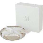 J-Line - Geurkaars M-chic Metaal Zilver Medium-21u - 19.5x19.5x4.5cm