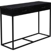 Livingfurn - Wandtafel Kala - 120x80x35 cm - Mangohout / Gecoat Staal