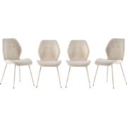 Fabric chair set of 4 H86 cm - ASHLEY