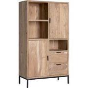 Livingfurn - Kabinetkast Oslo - 40x86x135 - Acasiahout - Bruin