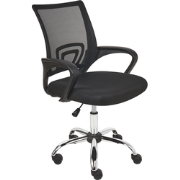 SOLID - Bureaustoel - Zwart - Polyester