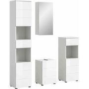 Vira Badkamer 4 Delen Wit Hoogglans