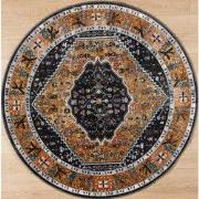 Picasso Paloma Rond Vintage Vloerkleed - Multi / Geel - Laagpolig- 240...