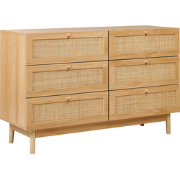 NIVO - Ladekast - Lichtbruin - Hout/Rotan