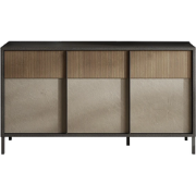 Klein buffetkastje met 3 deuren en 2 planken L156 cm - EVEREST