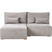 NERBO - Hoekbank - Grijs - Rechtszijdig - Polyester