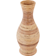 TRINISA - Decoratieve vaas - Natuurlijk - Rotan