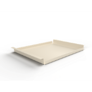 Hocker Dienblad Large - parelwit - 62 x 44 x 5 cm