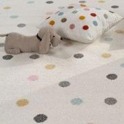 Kinderkamer Vloerkleed - Ninaro - Stippen - Mullti / Creme - 160x220 c...