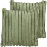 RAKYA - Sierkussen set van 2 - Groen - Polyester