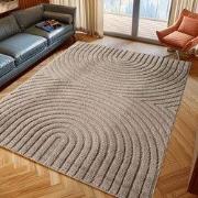 Japandi ART - Scandinavisch Vloerkleed - Laagpolig Effen - Beige- 240x...