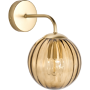 BOOMI - Wandlamp - Donkerbruin - Glas/IJzer