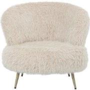 PTMD Franklyn Beige Fauteuil Hair