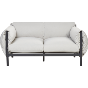 ESPERIA - Tuinbank 2-zits - Lichtgrijs - Aluminium