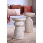 Bijzettafel Sella - Wit - Ø32x47cm