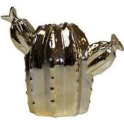 Set v 2 Cactus Vaasjes-17x15cm-Keramiek-Goud-Housevitamin