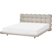 SOULISSE - Tweepersoonsbed - Beige - 180 x 200 cm - Polyester