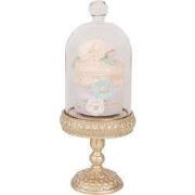 Clayre & Eef Decoratie Beeld Macarons Ø 7x17 cm Goudkleurig Kunststof