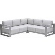 Garden Impressions Malakka loungebank 3-delig - taupe