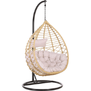 ARSITA - Hangstoel - Natuurlijk - 100 cm - PE rotan