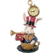 Clayre & Eef Decoratie Beeld Konijn 15x11x23 cm Beige Kunststof