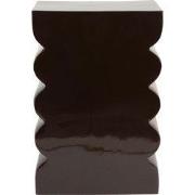 Zuiver Curves Krukje/ Bijzettafeltje Shiny Brown