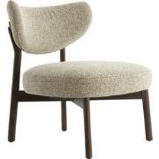 Light&living Stoel 69x62x74 cm UTSIRA hout donker bruin+crème-bruin