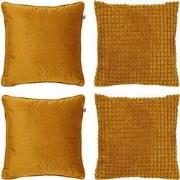 Dutch Decor KUSSENHOES-SET   4-delig - Texture Harmony - 45x45 cm - ex...