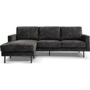 Tower living cambridge 2,5-al/ar + chaise r/l - Anthracite grey