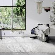 Elle Decoration - Gallery - Hoogpolig vloerkleed - Chappe - Crème Wit ...