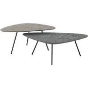 DTP Home Coffee table Plectro Earth, set of 2,38x90x50 cm (color: Fudg...