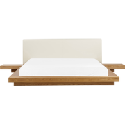 ZEN - Futon tweepersoonsbed - Lichte houtkleur - 180 x 200 cm - MDF