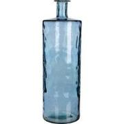 Mica Decorations Guan Fles Vaas - H75 x Ø25 cm - Gerecycled Glas - Bla...