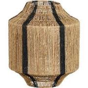 Mica Decorations Liliano Lantaarn - H36 x Ø30 cm - Jute - Zwart