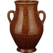 Mica Decorations  Elena Vaas - L29 x B26 x H39 cm - Keramiek - Bruin