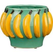 Mica Decorations Moza Bloempot Binnen - H18 x Ø24 cm - Keramiek - Lich...