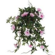 Mica Decorations Petunia Kunst Hangplant in Bloempot Stan - L25 x B45 ...