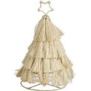 House of Seasons Kerstdecoratie Boom - H44 x Ø25 cm - Jute - Beige
