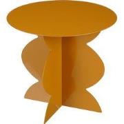 Mica Decorations Rafi Bijzettafel - H40 x Ø45 cm - IJzer - Bruin