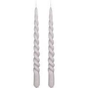 Mica Decorations Twist Dinerkaars - Set van 2 - H29 cm - Lichtgrijs