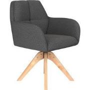 Housecraft Living Pete Eetkamerstoel Draaibaar Hout Grijs