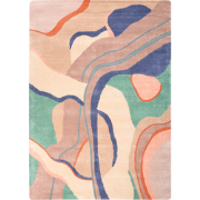 ALMORA - Vloerkleed - Meerkleurig - 160 x 230 cm - Wol/Viscose