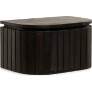 Nachtkastje Mokka - Donkerbruin Hangend