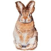 Clayre & Eef Sierkussen Konijn 16x5x32 cm Bruin Polyester